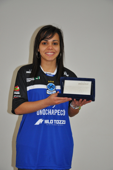 Back in Chapec (Photo courtesy: Female Futsal Unochapec)