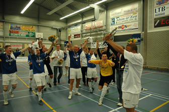 The double is here! FC Marlene, Cup and League Winner 2005/2006! (Photo courtesy: FC Marlene Web Site)