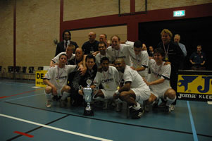 FC Marlene celebrating the victory (Photo courtesy: www.fcmarlene.nl)