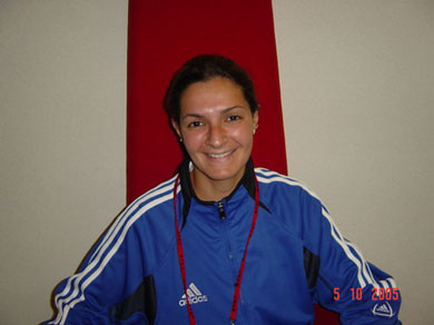 A female touch was given by Meritxell Rubio Sanchez  (Photo Futsalplanet.com)