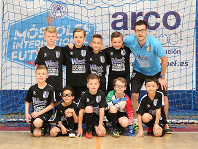 The Finta Futsal under-eights team were in Madrid over half term for a special tournament (Photo courtesy:<br> Romford Recorder)