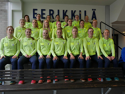Finnish Women National Team ready for debut (Photo courtesy: Finnish FA)