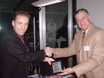 Laurent Morel and Ciro Font�o (Photo courtesy: FPFS)