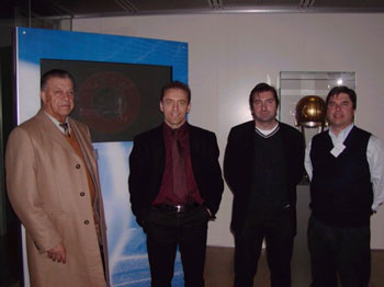 Ciro Font�o, Laurent Morel, Alberto Pastor and Joaquim de Oliveira (Photo courtesy: FPFS)