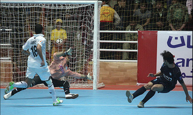 During the final (Photo courtesy: Khosrow Khaleghi, Mehr News Agency)