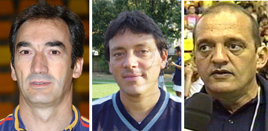 Javier Lozano - Alessandro Nuccorini - Fernando Ferretti (Photos courtesy: LNFS - FUTSALPLANET - FERRETTI FUTSAL)
