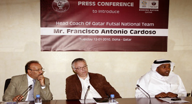 Francisco Batista, new coach of Qatar (Photo courtesy: Qatari Olympic Committee)