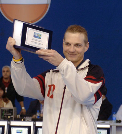 Luis Amado realized the double winning the award of best goalkeeper of the world as happend in 2003! (Photo courtesy: Enrique Serrano - LNFS)