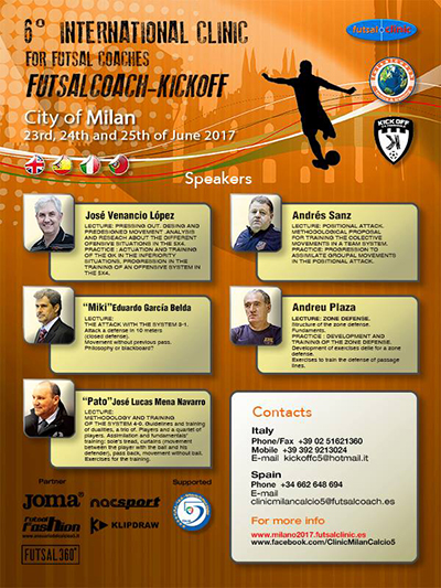6th International Clinic for Futsal Coaches - City of Milan