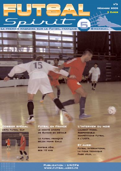 Futsal Spirit n� 3 - Cover page