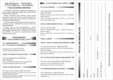 Futsal Total - 1 Ciclo De Palestras