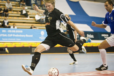 Panu Autio in action vs Roubaix (Photo courtesy: GFT Web Site)