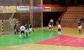 Gornik Trnava vs Across Pinerola Bratislava (Photo courtesy: Futsal Slovakia) 