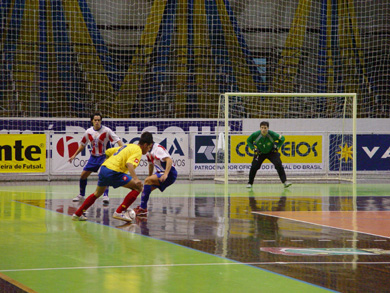 John Jairo Pinilla, what a player! The Arzignano's star scored the first goal of the tournament (Photo courtesy: Beto Costa - CBFS)