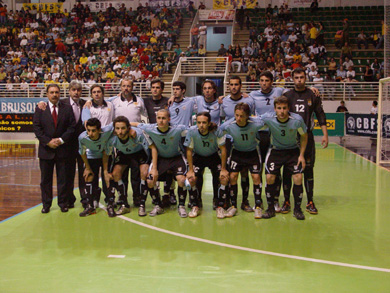 Fourth place for the Uruguayan National team coached by Cesar Robido (Photo courtesy: Beto Costa - CBFS)