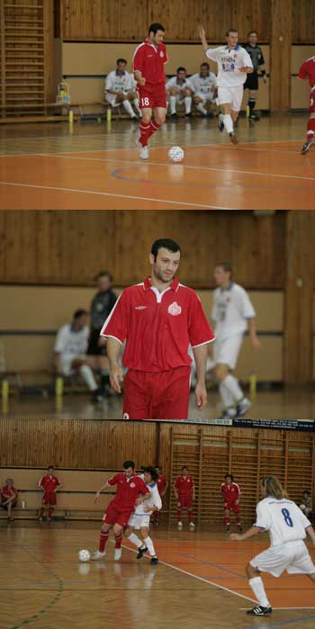 Three images of Serhiy Koridze (Photo courtesy: Radek Klier - http://www.futsalmagazine.cz)