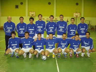 The Hellenic National<br>Gougoulitsas, Mexis, Soilemes, Mpousmpouras, Kavvadias, Mourdoukoutas, Panou, Mostrios<br>Ziakas, Gritzalis, Triantis, Pappas, Karasavvas, Kardasis, Paraskevas<br>(Photo courtesy: Costas Chryssafis - Mini Football News Magazine & futsalhellas.gr)