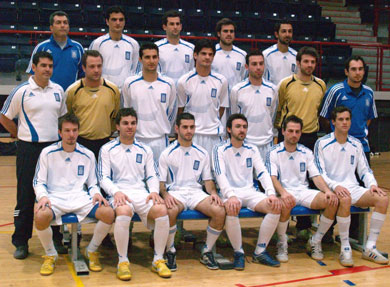 Hellenic National team (Photo courtesy: Costas Chryssafis - Sala News.gr)