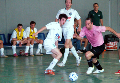 Match 1: Athina 90 - Platon 8-5 (Photo courtesy: Costas Chryssafis - Sala News)