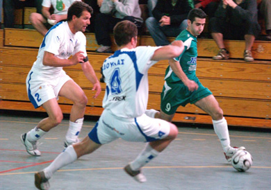 Play Off, day 1: Athina '90 - Doukas 9-1 (Photo courtesy: Costas Chryssafis - Sala News)