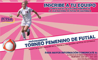 Guatemalan Women Futsal League ready to start!