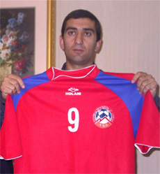 Armen Gyulambaryan, great signing for Ararat Agbu (Photo courtesy: Ashot Martirosyan - Football Plus)