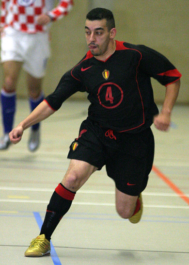 Hafid El Guir will not travel towards Slovenia (Photo courtesy: Cedric Bouillon - Futsal Echo)