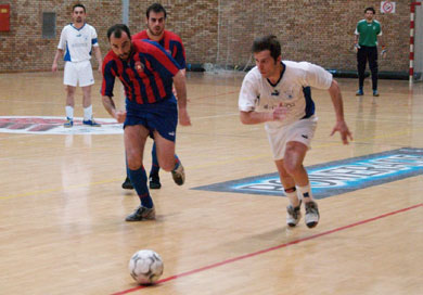 During the match - 1 (Photo courtesy: Kostas Chrisafis - Mini Football News magazine & futsalhellas.gr)