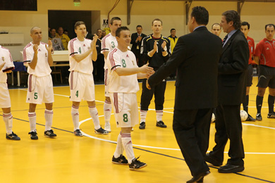 Pál Baranyai scored the goal of the temporary Hungarian dream (Photo courtesy: Miklos Biszkup)