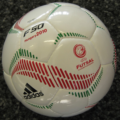 F50, official ball of Hungary 2010 (Photo courtesy: UEFA)