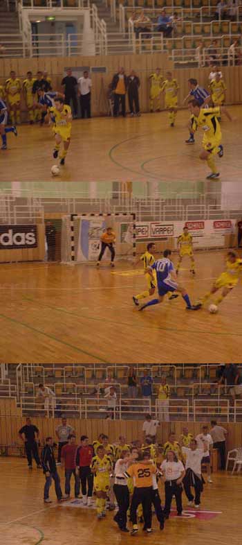 Three images from the final