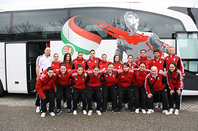 Hungarian women national team (Photo courtesy: Hungarian FA)