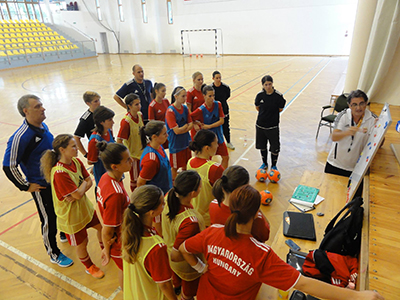 Hungarian women national team (Photo courtesy: Hungarian FA)