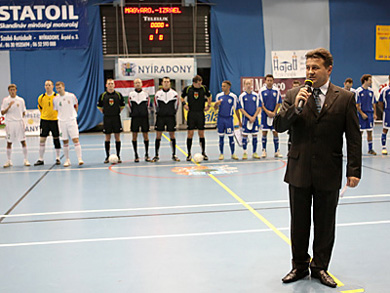 Hungary vs Israel 3-3 (Photo courtesy: Miklos Biszkup - www.futsal-hungary.hu)