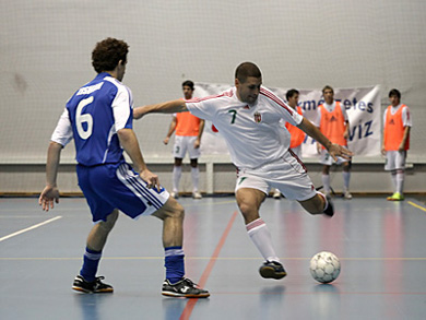 Hungary vs Israel 3-3 (Photo courtesy: Miklos Biszkup - www.futsal-hungary.hu)