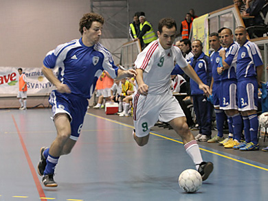 Hungary vs Israel 3-3 (Photo courtesy: Miklos Biszkup - www.futsal-hungary.hu)