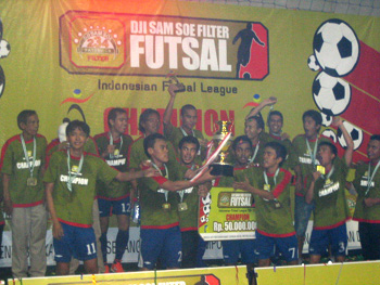Indonesia Champion: Biangbola! (Photo courtesy: Futsal Indonesia)
