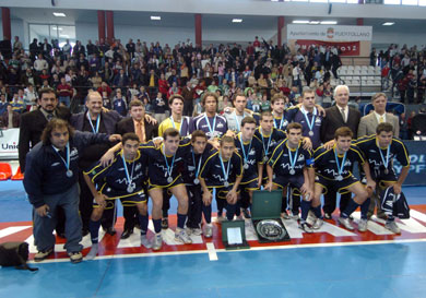 Malwee/Jaraguā played an impressive tournament in Puertollano (Photo courtesy: Enrique Serrano - LNFS)