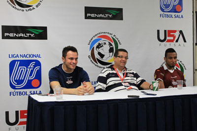 Intelli Orlandia press conference: Falcao, Cido and J (Photo courtesy: Kathleen George)