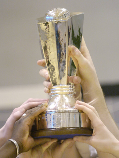 The eircom League of Ireland Under 21 Futsal League prize: who will win it? (Photo courtesy: FAI)