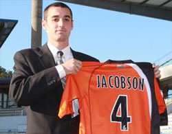 Andrew Jacobson (Photo courtesy: Lorient FC Official Web Site)