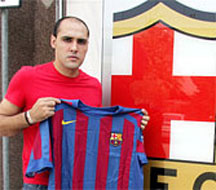 Javi Rodriguez (Photo courtesy: Barcelona Official Web Site)