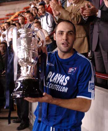 Javi Rodriguez: a deserved prize for a legendary player (Photo courtesy: Enrique Serrano - LNFS)