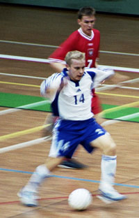 Jere Pirhonen in action ...