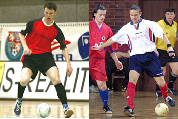 From the left: Viteslav Komar (CC Jistebnik) and Marek Kopecky (Era Pack Chrudim) - (Photo courtesy: Jan Tauber  - www.futsalmagazine.cz)