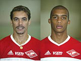 From the left to the right: Joan and Cirilo, new players for Dinamo Moscow ( http://www.mfkspartak.ru)