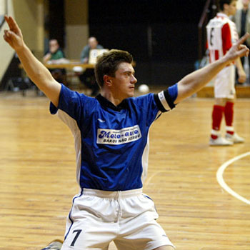Jaroslav Kamenicky, best Czech player of the year (Photo courtesy: Ian Tauber - Futsal Magazine)