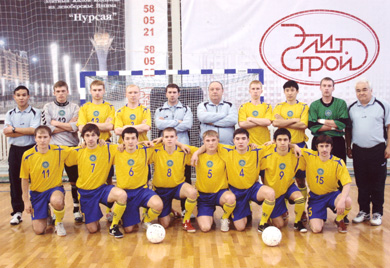 Kazakh National Team (Photo courtesy: Kazakh Futsal Committee)