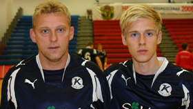 Zoran Dan�el Ljubicic (left) and son Bojan Stef�n Ljubicic (Photo courtesy: Keflavik)