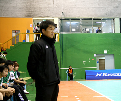 Woosuk University coach (Photo courtesy: KFA)